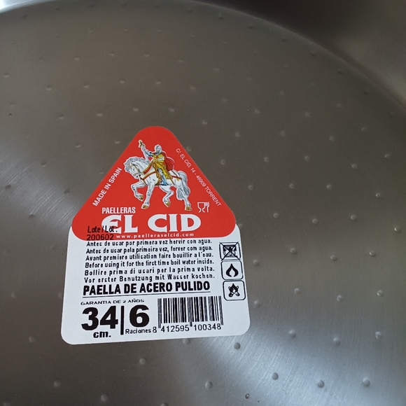 El Cid Paella Pan - Brand New Authentic Beautifully Made in Spain - Picture 3 of 3
